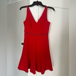 Women’s red dress
